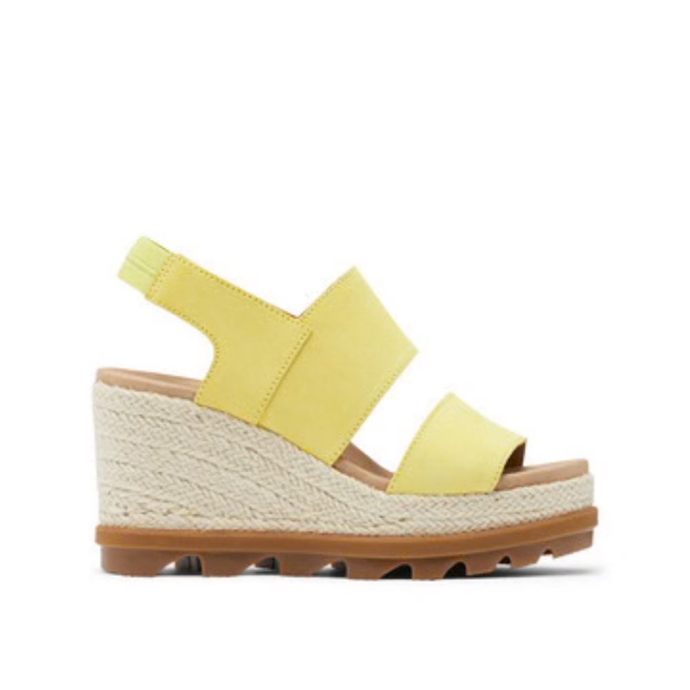 Joanie II Women's Slingback Wedge Sandal - Sunnyside Yellow new without the box - Picture 2 of 6